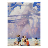 “De reus” sprookjeskunst van NC Wyeth Perfect Poster (Voorkant)