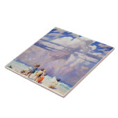 “De reus” sprookjeskunst van NC Wyeth Tegeltje (Zijkant)