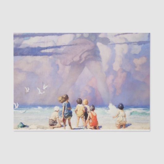 “De reus” sprookjeskunst van NC Wyeth Tissuepapier (Voorkant)