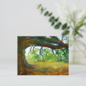 De reusachtige Oude Eiken Boom van Louisiane Briefkaart (Staand voorkant)