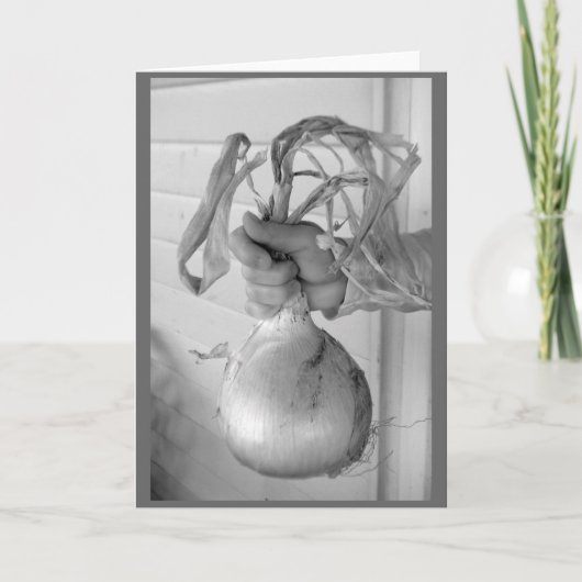 De reusachtige ui kaart (Voorkant)