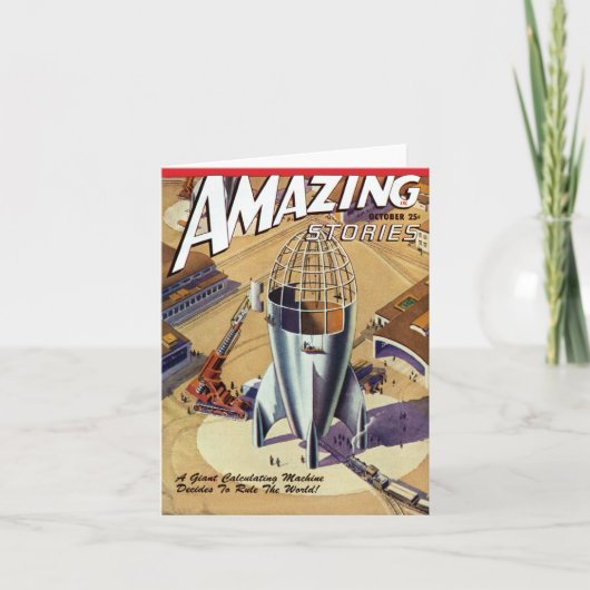 De reuze Kaart van de Groet of van de Nota van (Voorkant)