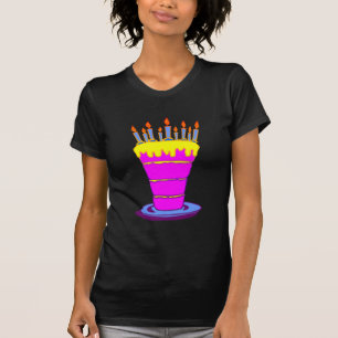 De reuze Roze Cake van de Verjaardag T-shirt