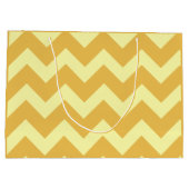 De reuze Zak van de Gift van de Douane Gele Groot Cadeauzakje (Achterkant)