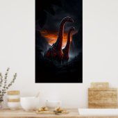 De Reuzen bij Zonsondergang Poster (Keuken)