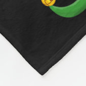 De Reuzen Leprechaun St. Patrick's Dag Matching Fleece Deken (Hoek)