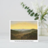 De reuzenbergen van Caspar David Friedrich Briefkaart (Staand voorkant)