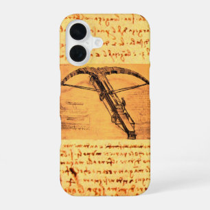 DE REUZENKROONBOOG Leonardo da Vinci Tekening iPhone 16 Hoesje
