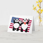 De Reuzenpanda Kaart (Gele Bloem)