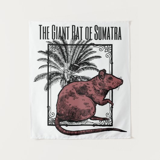 De reuzenrat van Sumatra Holmesian Sherlock Holmes Wandkleed (Voorkant)