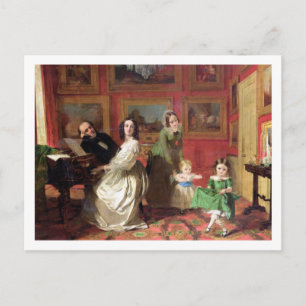 De Rev. en mevrouw Palmer-Lovell met hun dochter Briefkaart