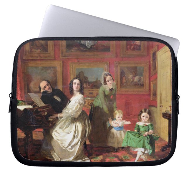 De Rev. en mevrouw Palmer-Lovell met hun dochter Laptop Sleeve (Voorkant)