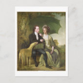 De rev. en mevrouw Thomas Gisborne van Yoxhall Lod Briefkaart (Voorkant)