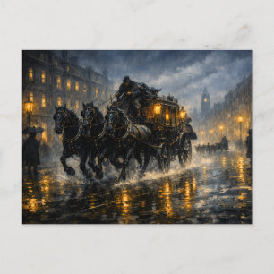 De Revenant Koets — Stormlicht van de Verdoemden Briefkaart