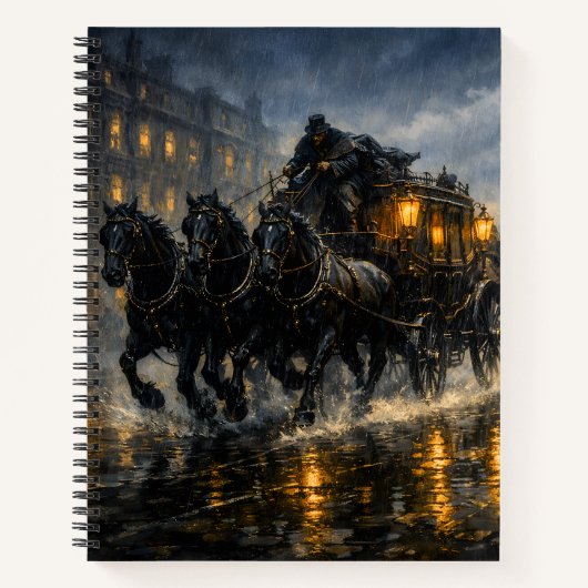 De Revenant Koets — Stormlicht van de Verdoemden Notitieboek (Voorkant)