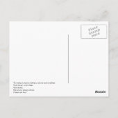 "De revery alleen zal..." —Emily Dickinson Briefkaart (Achterkant)