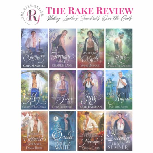 De Review Rake 8 x 8 inch Sticker — vel (Voorkant)