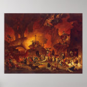 De Revolt of Hell  oil schilderij Poster (Voorkant)