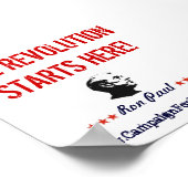 De revolutie begint hier! Poster (Hoek)