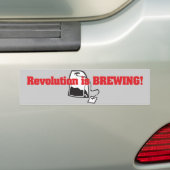 De revolutie breekt bumpersticker (Op auto)