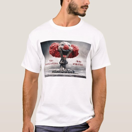de revolutie is begonnen t-shirt (Voorkant)