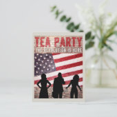 De revolutie is hier briefkaart (Staand voorkant)