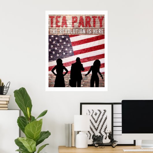 De revolutie is hier poster (Thuiskantoor)