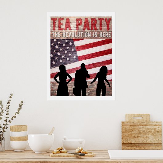 De revolutie is hier poster (Keuken)