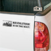 De revolutie is op weg bumpersticker (Op Truck)