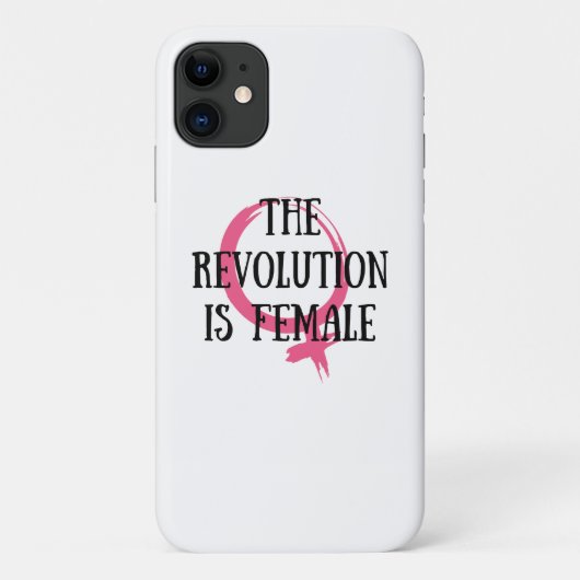 De revolutie is Vrouw Case-Mate iPhone Case (Achterkant)