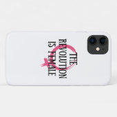 De revolutie is Vrouw Case-Mate iPhone Case (Achterkant (horizontaal))