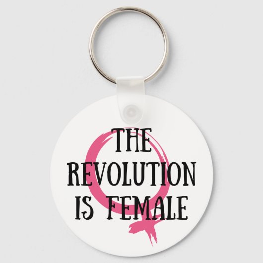 De revolutie is Vrouw Sleutelhanger (Voorkant)