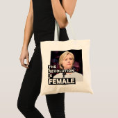 De revolutie is Vrouw Tote Bag (Voorkant (product))