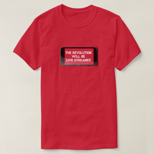 De Revolutie (Live Stream) - Een MisterP T-shirt (Design voorkant)