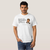 De revolutie van JFK citeert. T-shirt (Voorkant volledig)