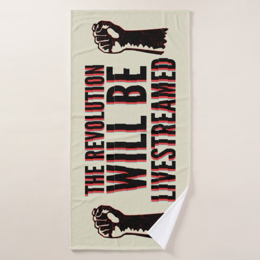De revolutie zal overleven badhanddoek (Badhanddoek)