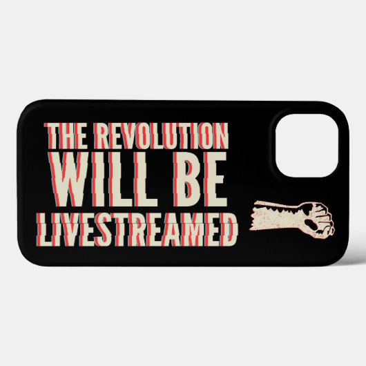 De revolutie zal overleven Case-Mate iPhone case (Achterkant (horizontaal))