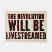 De revolutie zal overleven deurmat (Voorkant)