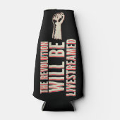 De revolutie zal overleven flesjeskoeler (Voorkant)