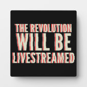 De revolutie zal overleven fotoplaat (Voorkant)
