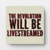 De revolutie zal overleven fotoplaat (Voorkant)