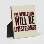 De revolutie zal overleven fotoplaat (Voorkant)