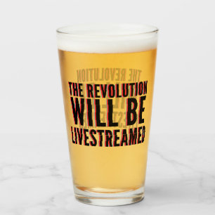 De revolutie zal overleven glas