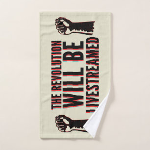 De revolutie zal overleven handdoek