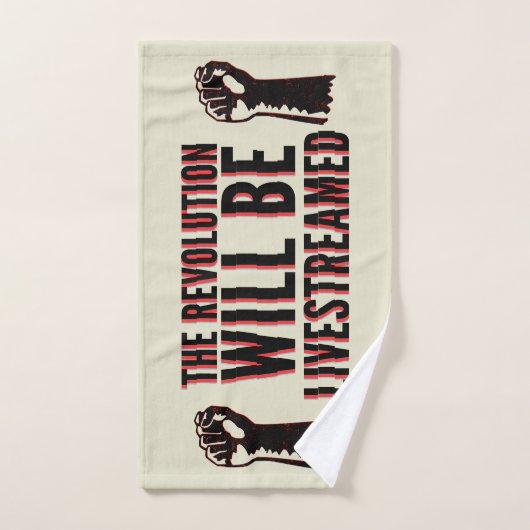 De revolutie zal overleven handdoek (Handdoek)