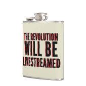 De revolutie zal overleven heupfles (Links)