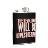 De revolutie zal overleven heupfles (Rechts)