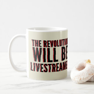 De revolutie zal overleven koffiemok