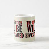 De revolutie zal overleven koffiemok (Center)