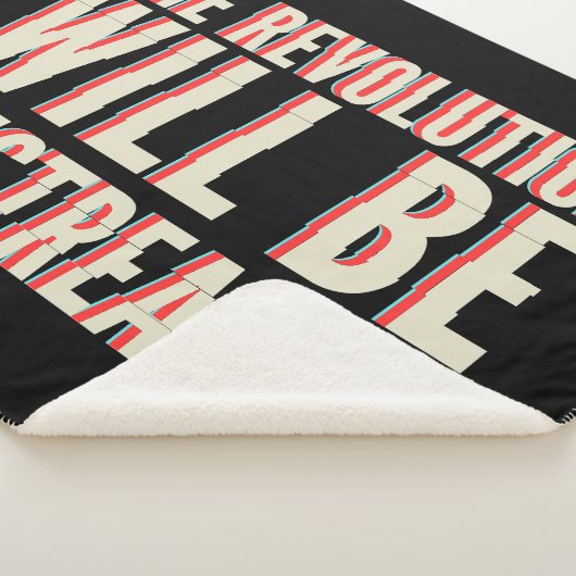 De revolutie zal overleven sherpa deken (3/4)